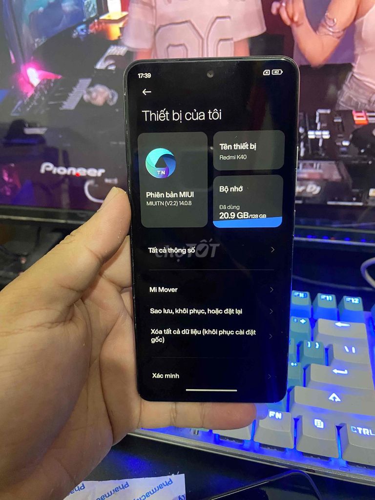 Xiaomi Redmi K40 Rom QT Full CN. Mua bán Điện thoại tại Quận Gò Vấp Tp Hồ Chí Minh được đăng bởi Anhh Mười hình 1