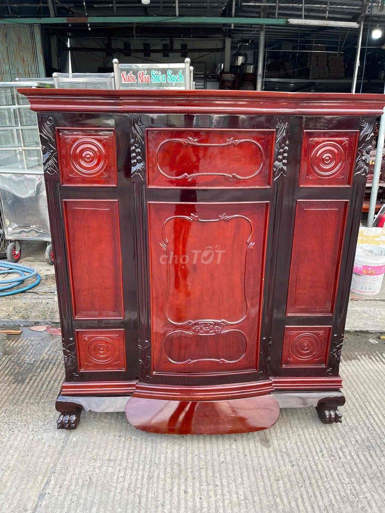 Tủ gỗ cẩm xe Nâu đỏ. Mua bán Tủ, kệ gia đình tại Quận Cái Răng Cần Thơ được đăng bởi Đồ củ minh trí hình 1