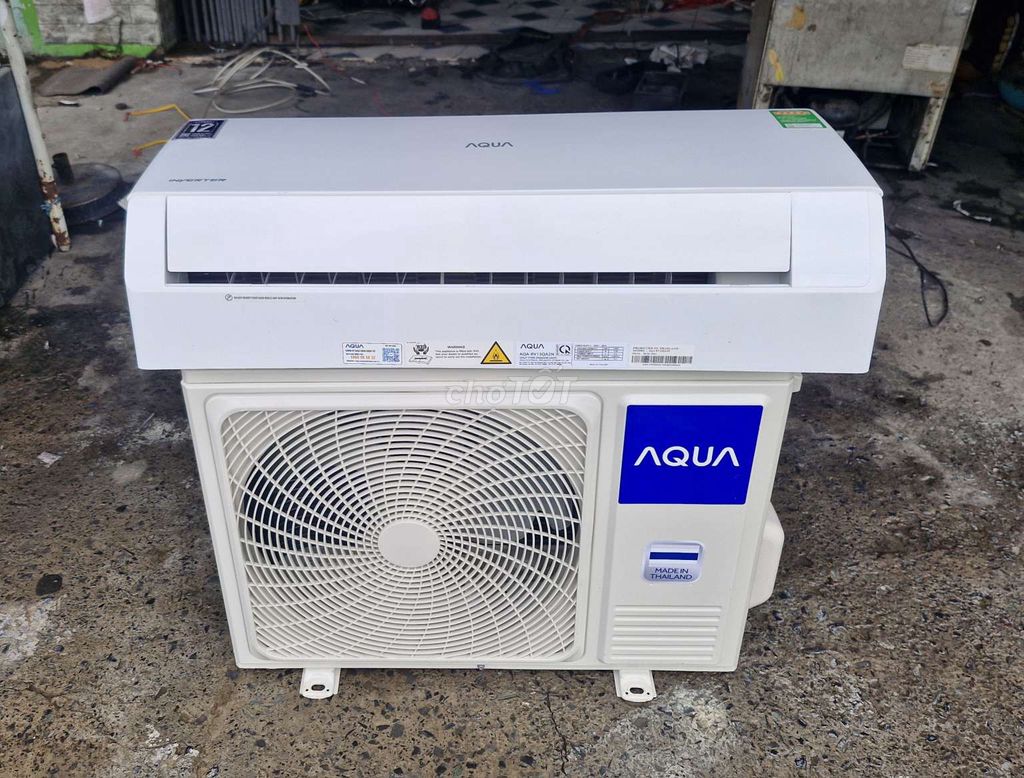 Máy lạnh Aqua 1,5hp inveter 95% 2024 còn bh hãng