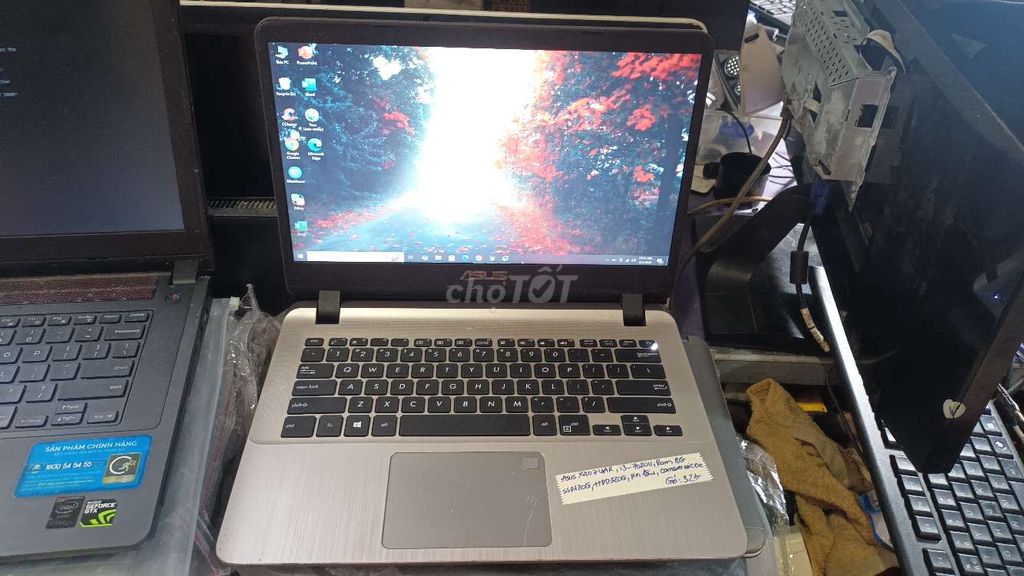 Asus X407UAR i3-7020U ram 8gb ssd120gb máy đẹp - 130716169