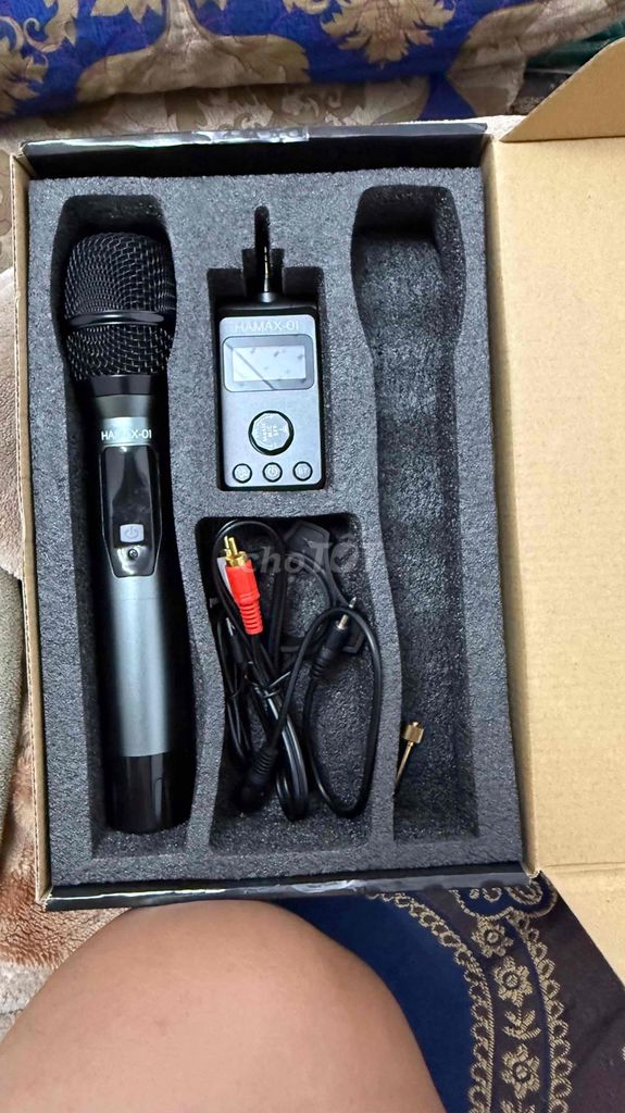 Micro không dây Hamax 01 Xám đen. Mua bán Tivi, Âm thanh tại Thị xã Bến Cát Bình Dương được đăng bởi phạm sơn vương hình 1
