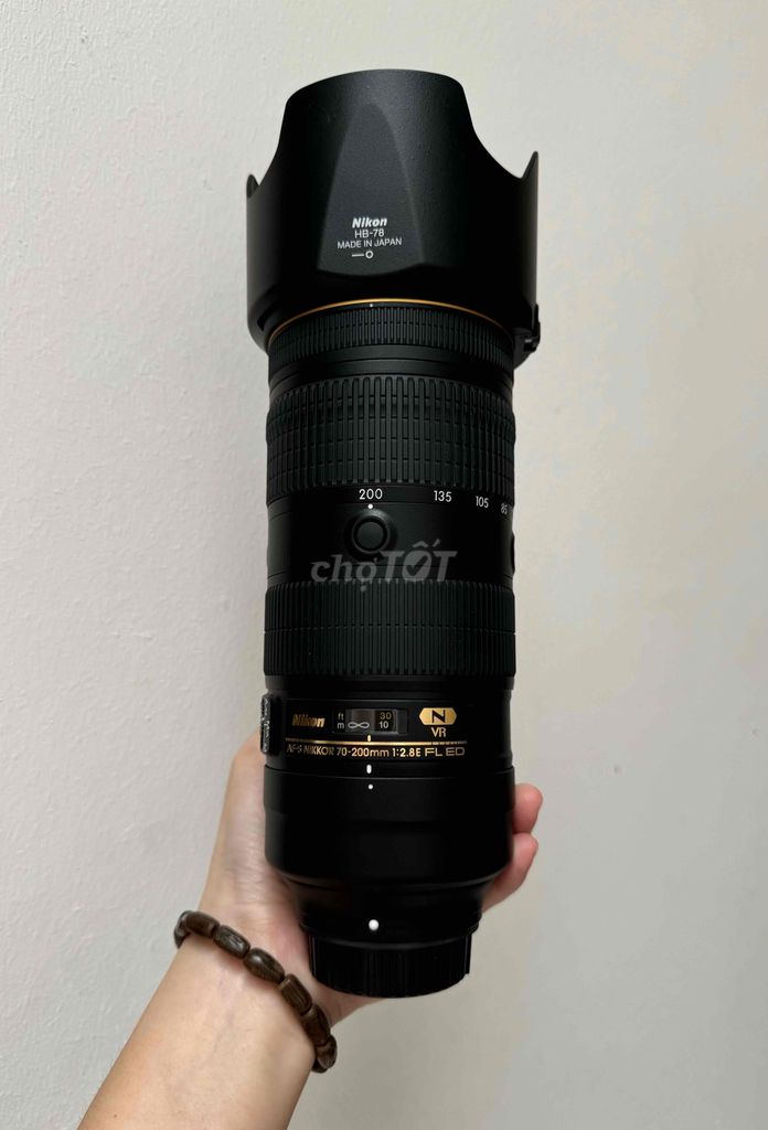 Nikon 70-200mm F2.8E FL ED VR mới 100% Fullbox .