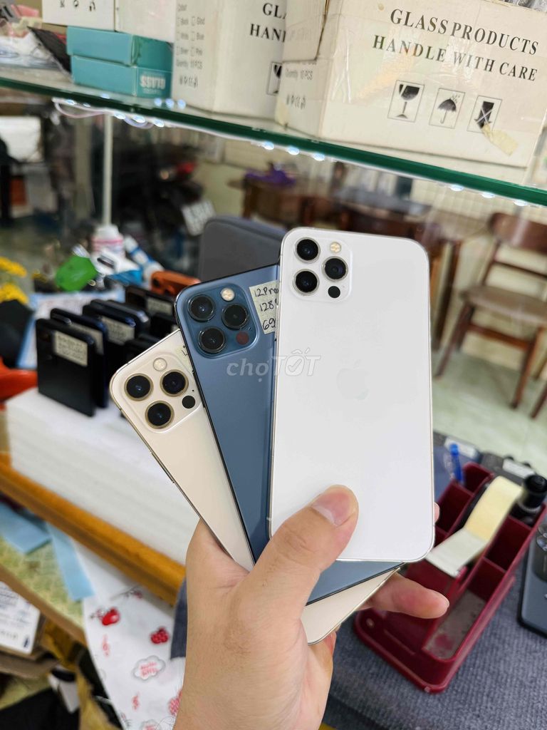 Apple iPhone 12 Pro Quốc tế 128gb Trắng Đã dùng. Mua bán Điện thoại tại Huyện Tam Bình Vĩnh Long được đăng bởi Trong Tran hình 1