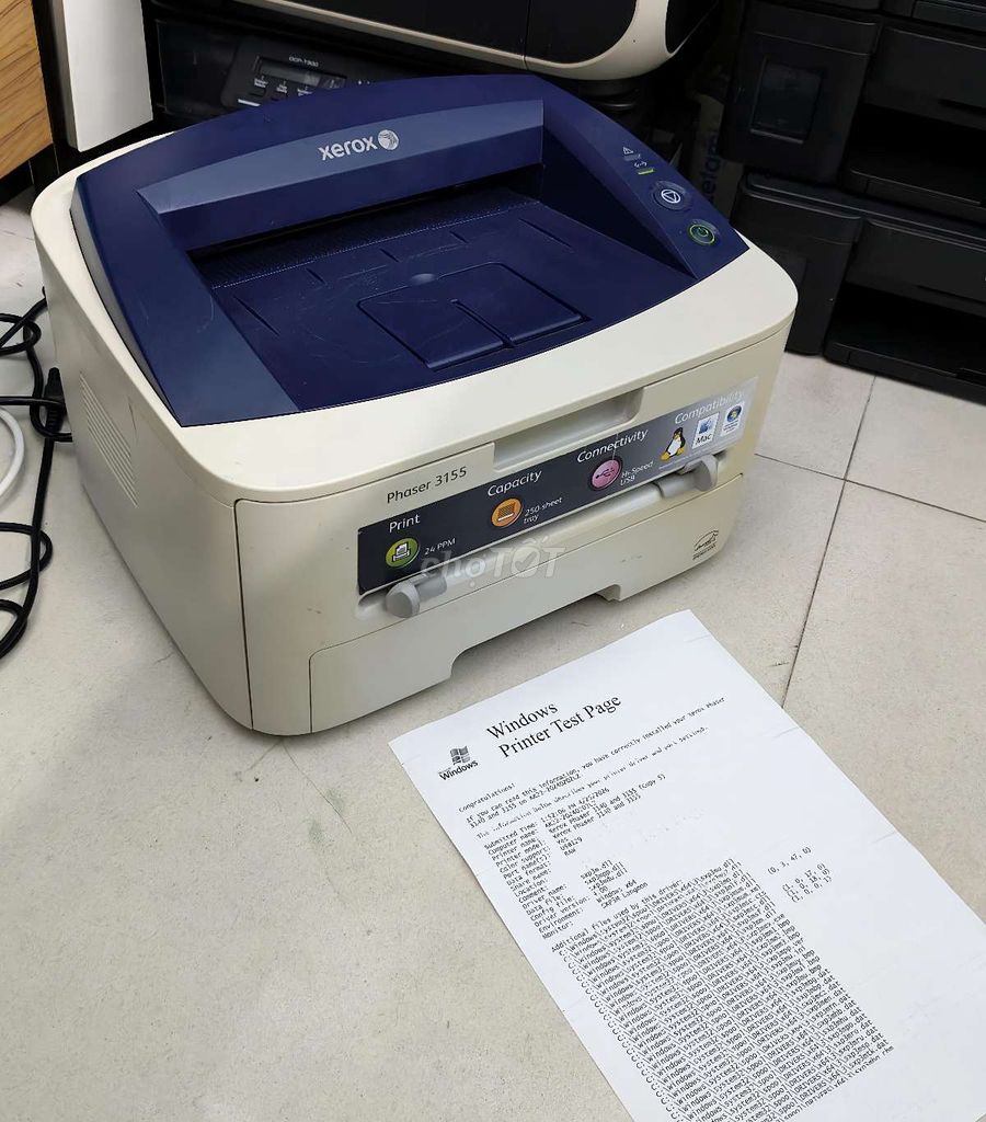 Máy in laser Xerox Phaser 3155, hộp mực mới . Mua bán Đồ dùng văn phòng tại Quận 10 Tp Hồ Chí Minh được đăng bởi Việt Máy in hình 1