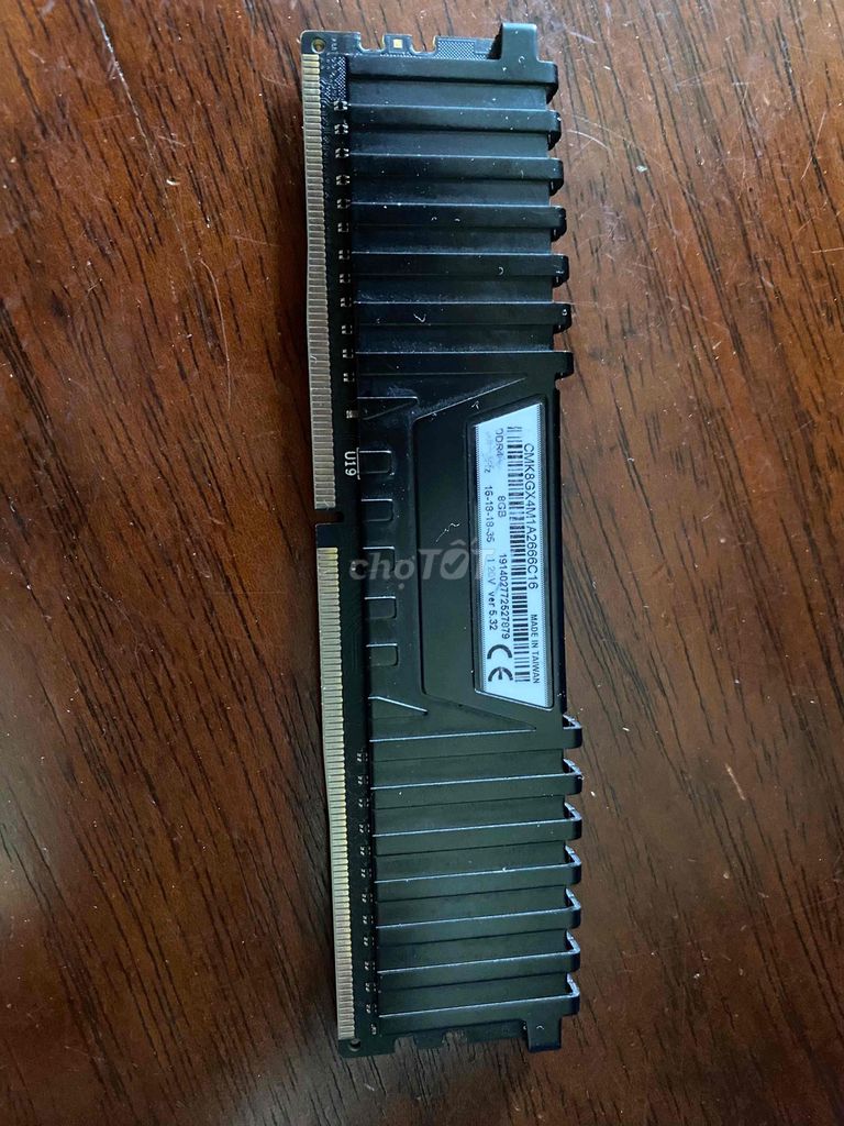 RAM Corsair 8GB 2666hz. Mua bán Linh kiện (RAM, Card...) tại Huyện Đất Đỏ Bà Rịa - Vũng Tàu được đăng bởi phucbh hình 1