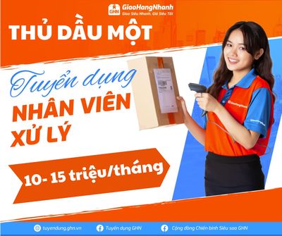CẦN TUYỂN NHÂN VIÊN KHO TẠI THỦ DẦU MỘT. Việc làm tại Thành phố Thủ Dầu Một Bình Dương được đăng bởi CÔNG TY CỔ PHẦN DỊCH VỤ GIAO HÀNG NHANH hình 1