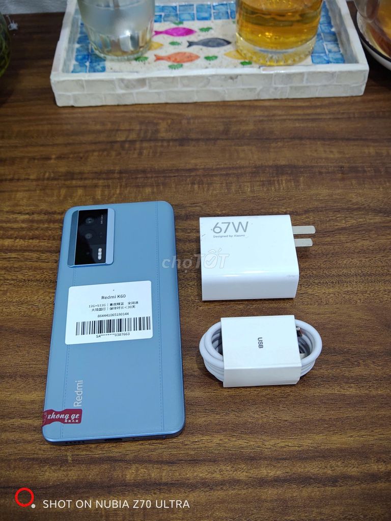 Redmi K60 5G 12/512 Xanh sạc 67w có ship COD. Mua bán Điện thoại tại Quận Ba Đình Hà Nội được đăng bởi Android Top hình 1