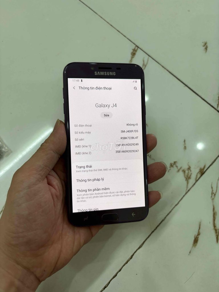 Bán Samsung J4 zin cũ màn anoled. Mua bán Điện thoại tại Quận Hà Đông Hà Nội được đăng bởi Mạnh Mobile hình 1