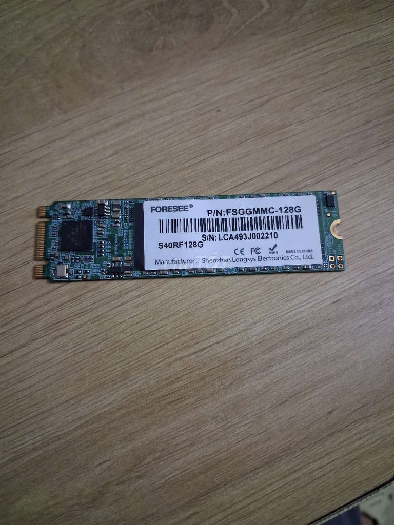 Ổ cứng SSD FORESEE 128GB đã sử dụng. Mua bán Linh kiện (RAM, Card...) tại Huyện Vĩnh Bảo Hải Phòng được đăng bởi Mr.Hà hình 1