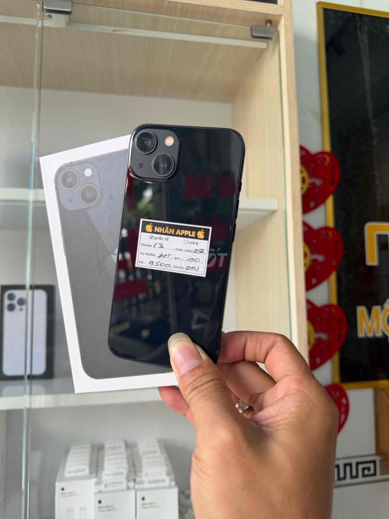 iPhone 13 256GB ĐEN QT ZIN ĐẸP 98% PIN 100%. Mua bán Điện thoại tại Thành phố Cà Mau Cà Mau được đăng bởi NHAN APPLE hình 1