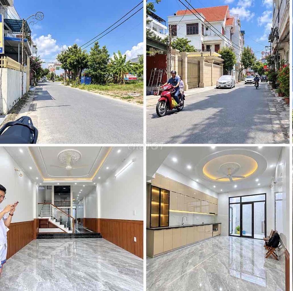Bán nhà mặt đường 4tầng - Lê Hồng Phong - Hải An - Đằng Hải  70m2 6ty8