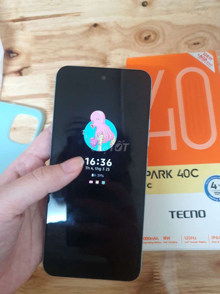 Tecno Spark 40C pin trâu. Mua bán Điện thoại tại Quận 7 Tp Hồ Chí Minh được đăng bởi Lam Tư hình 1