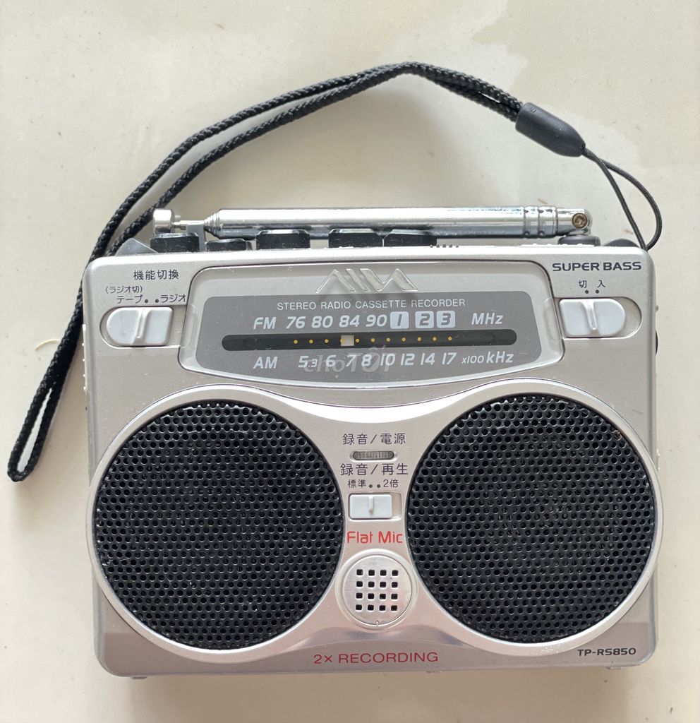 Đài Radio Cassette AIWA TP-RS850 Bạc. Mua bán Tivi, Âm thanh tại Huyện Cái Nước Cà Mau được đăng bởi Tên chưa cung cấp hình 1
