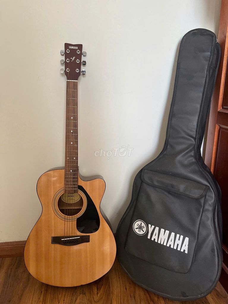 Guitar acoustic Yamaha FS100C Vàng gỗ Như mới. Mua bán Nhạc cụ tại Quận Hà Đông Hà Nội được đăng bởi HTV hình 1