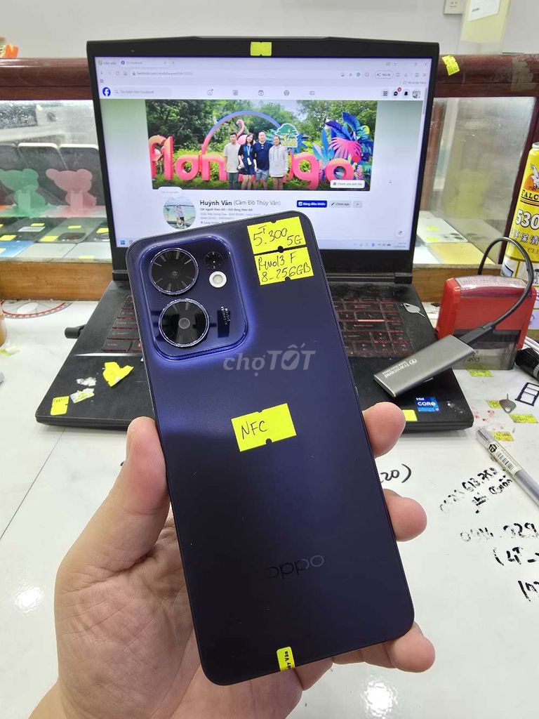 Oppo Reno13 F 5G 8GB 256GB Tím. Mua bán Điện thoại tại Thành phố Long Xuyên An Giang được đăng bởi Facebook Cầm Đồ Thúy Vân hình 1