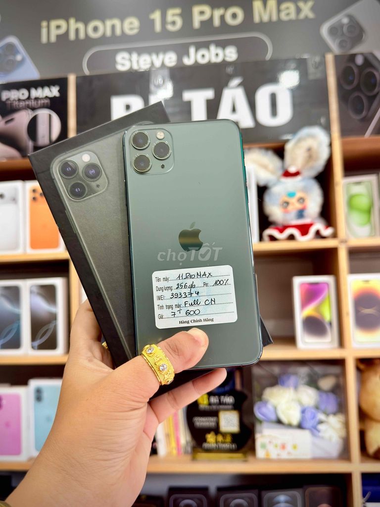 Apple iPhone 11 Pro Max 256GB Green. Mua bán Điện thoại tại Thành phố Long Xuyên An Giang được đăng bởi Bi Táo Store hình 1