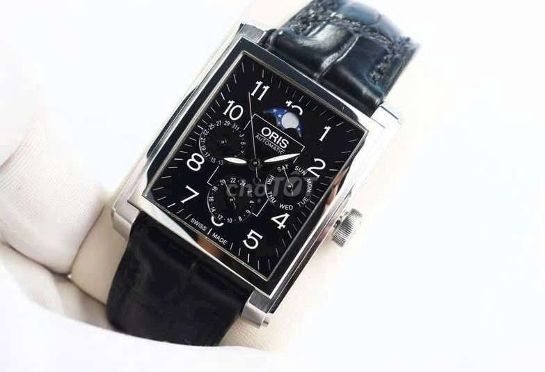 Oris Rectangular Complication Full Lịch Hiếm Đẹp . Mua bán Đồng hồ tại Thành phố Thủ Đức Tp Hồ Chí Minh được đăng bởi Phương Watch Authentic hình 1