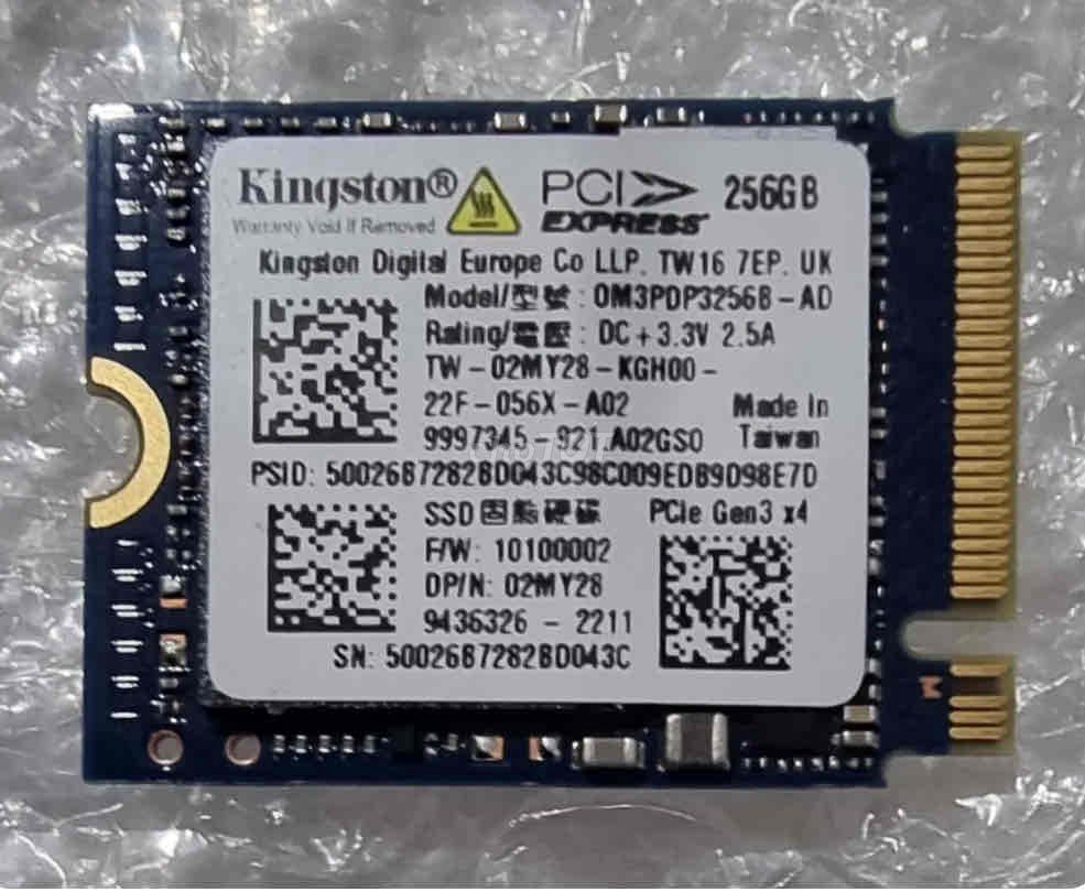 SSD Kingston 256GB PCIe Gen3 x4. Mua bán Linh kiện (RAM, Card...) tại Huyện Châu Thành Tiền Giang được đăng bởi Smart Home TG hình 1