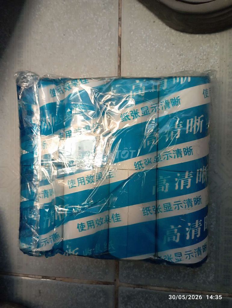 Giấy in nhiệt Trắng, Xanh. Mua bán Đồ dùng văn phòng tại Quận Tân Phú Tp Hồ Chí Minh được đăng bởi Mitutoyo hình 1