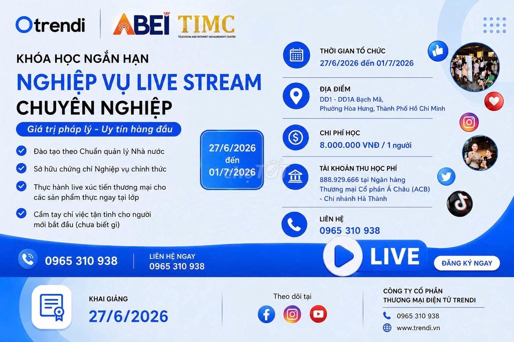 Nền tảng kết nối KOLs, Creators, Brands, Live AI. Dịch vụ tại Quận 6 Tp Hồ Chí Minh được đăng bởi Tony' TV Review 007 hình 1