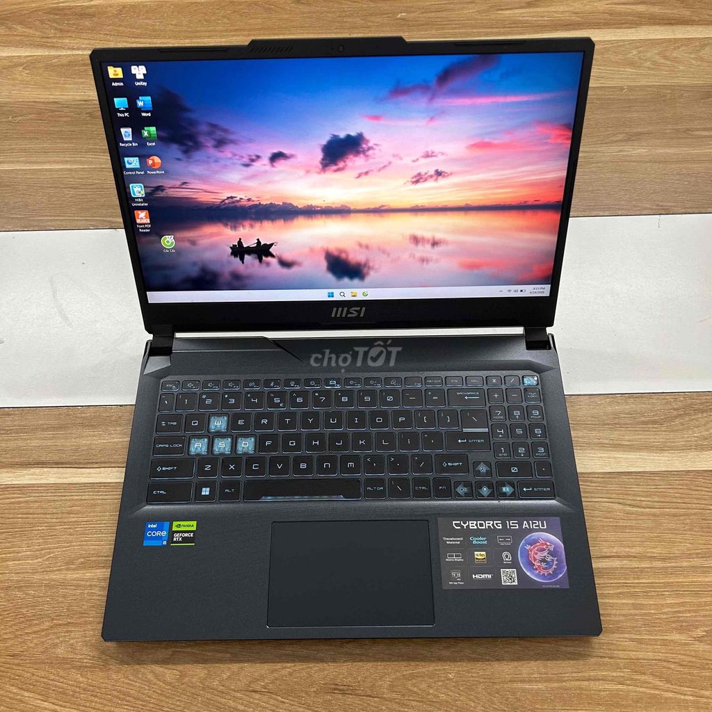 MSI Cyborg 15 i5-12450H/8GB/512GB/RTX 2050 4GB. Mua bán Laptop tại Quận Bình Tân Tp Hồ Chí Minh được đăng bởi Laptop An Bình hình 1