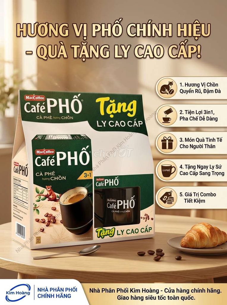 Cà phê hòa tan MacCoffee 3in1. Mua bán Đồ ăn, thực phẩm và các loại khác tại Thành phố Sóc Trăng Sóc Trăng được đăng bởi Nguyễn Thanh Toàn hình 1