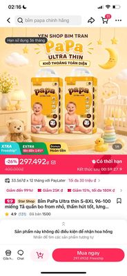 Tã quần Papa S-8XL Thấm hút tốt - 134569568