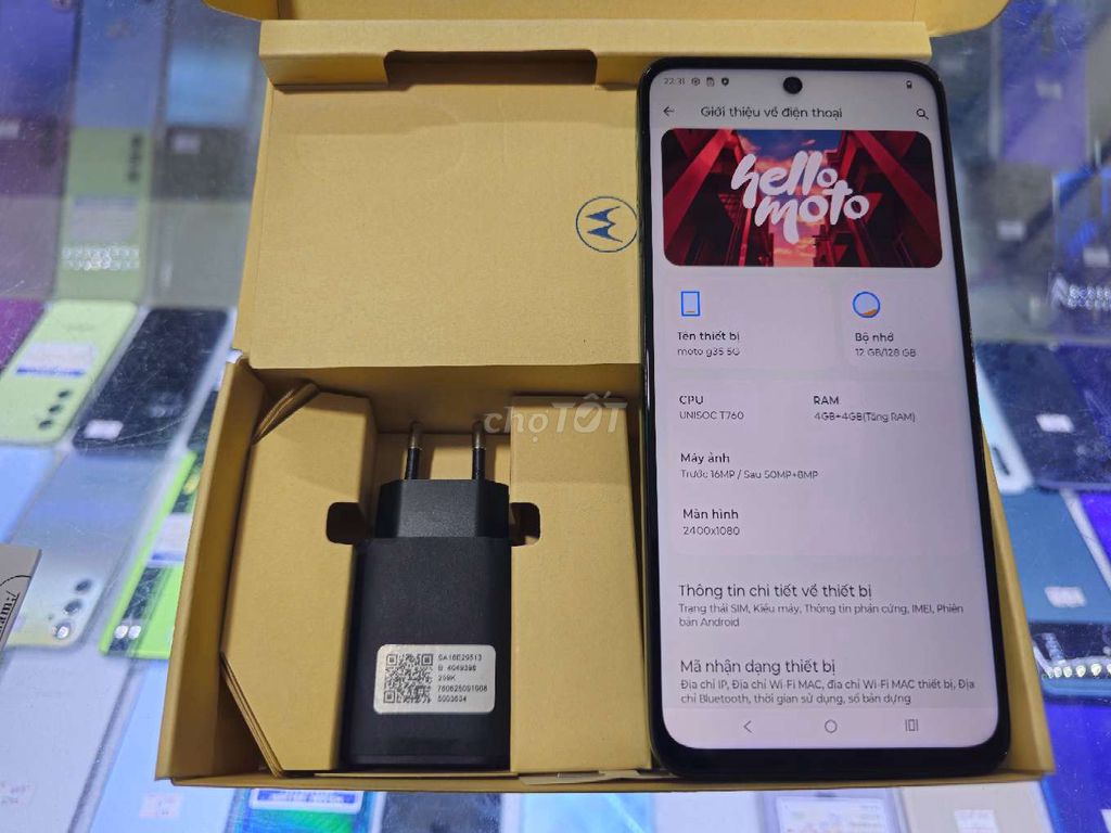 Motorola Moto G35 5G 128GB BH TGDĐ 12T .Fullbox. Mua bán Điện thoại tại Quận 12 Tp Hồ Chí Minh được đăng bởi Smartphone giá kho hình 1