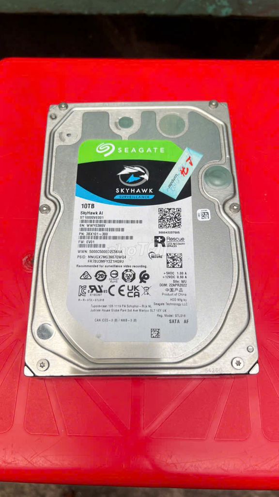 Ổ cứng Skyhawk 6TB 10TB giá mềm, chạy ổn