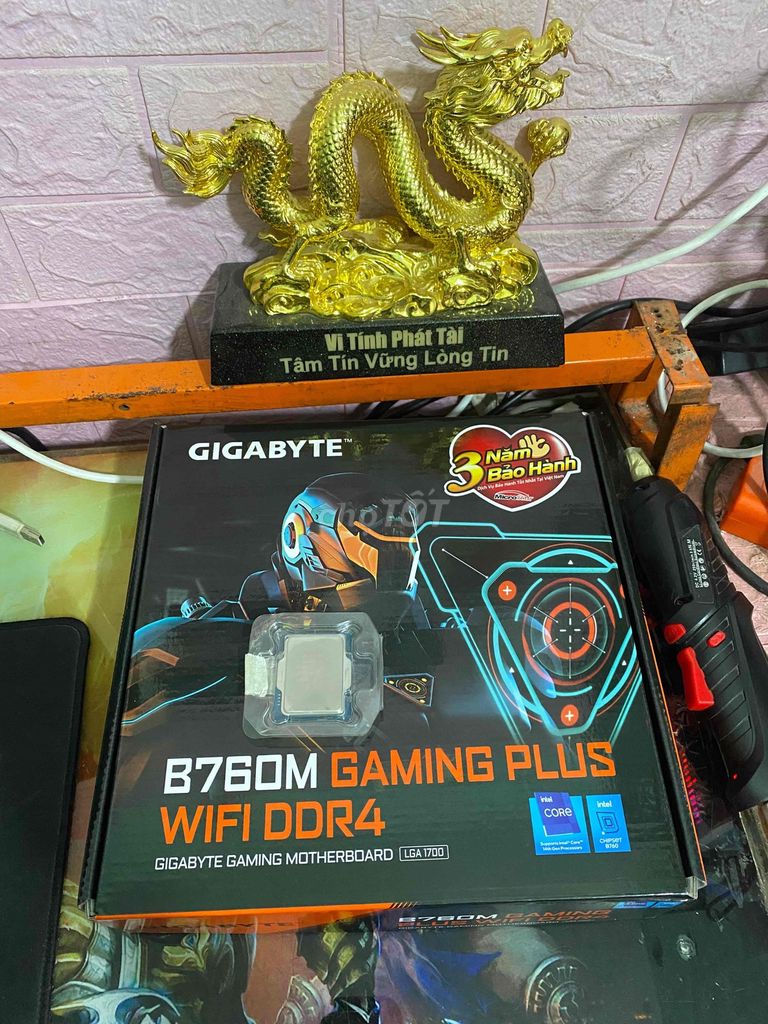 B760m gigabyte gaming wifi+i5 14400f giá 5tr9