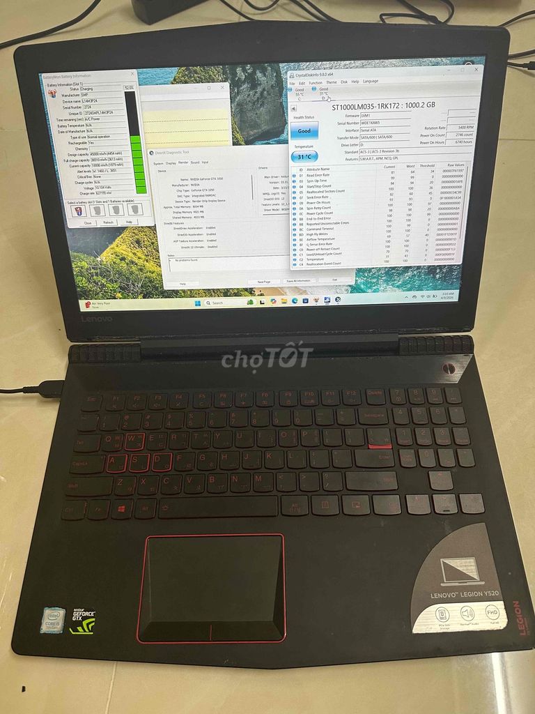 Lenovo Legion Y520 I5 7300hq 8GB/128GB. Mua bán Laptop tại Quận Cẩm Lệ Đà Nẵng được đăng bởi Chí Hướng Smartphone Cs HN hình 1