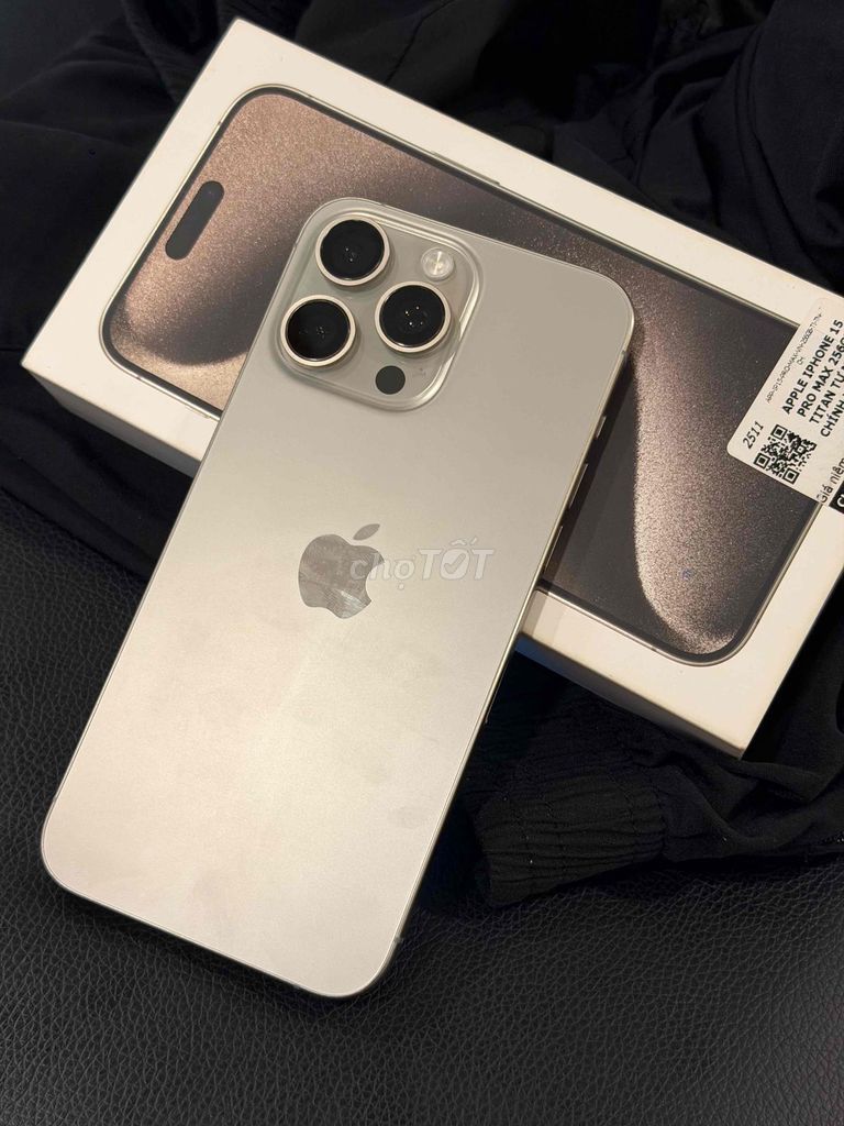 iPhone 15 Pro Max 256GB Titan VN/A pin 94. Mua bán Điện thoại tại Quận Gò Vấp Tp Hồ Chí Minh được đăng bởi cr7 hình 1