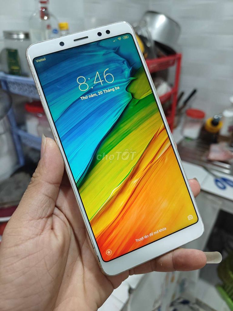 Redmi note 5 3/32G zin, android 9, pin ngon