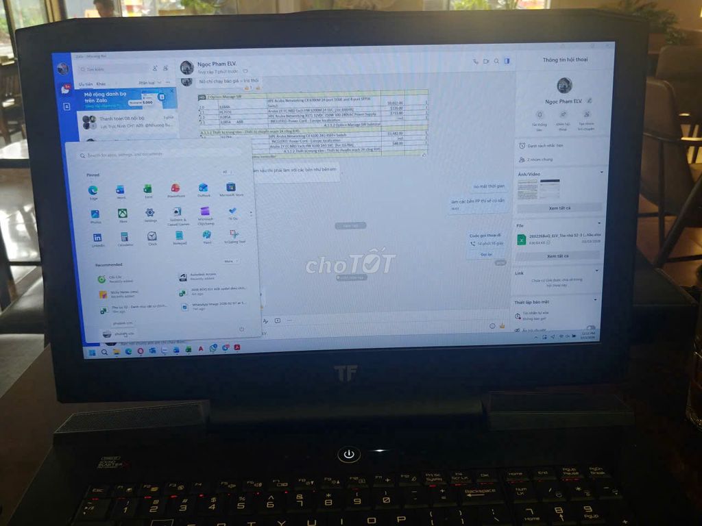 Clevo 870TM i9-9900K 16GB/512GB. Mua bán Laptop tại Quận Hoàng Mai Hà Nội được đăng bởi Bùi Nhưỡng hình 1