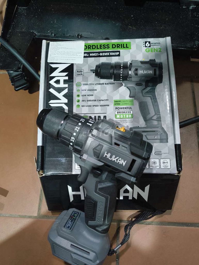 Máy khoan pin Hukan G2MK1065P. Mua bán Đồ chuyên dụng, Giống nuôi trồng tại Quận Thanh Xuân Hà Nội được đăng bởi Tuấn Hiển hình 1