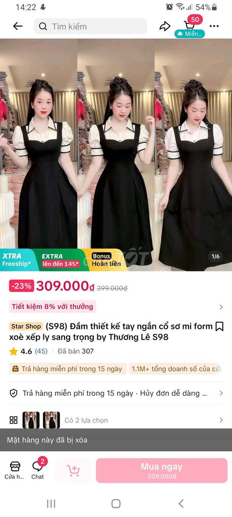 Đầm Nữ Đen Trắng Xòe Xếp Ly. Mua bán Quần áo tại Quận Đống Đa Hà Nội được đăng bởi Oanh hình 1