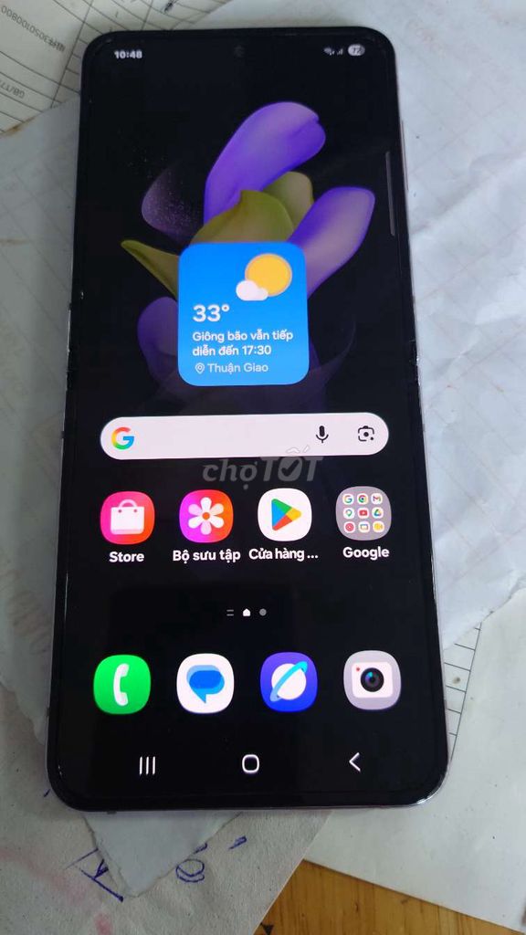 Samsung Galaxy Z Flip4 Tím. Mua bán Điện thoại tại Thành phố Thuận An Bình Dương được đăng bởi Chu Tuấn Vượng hình 1