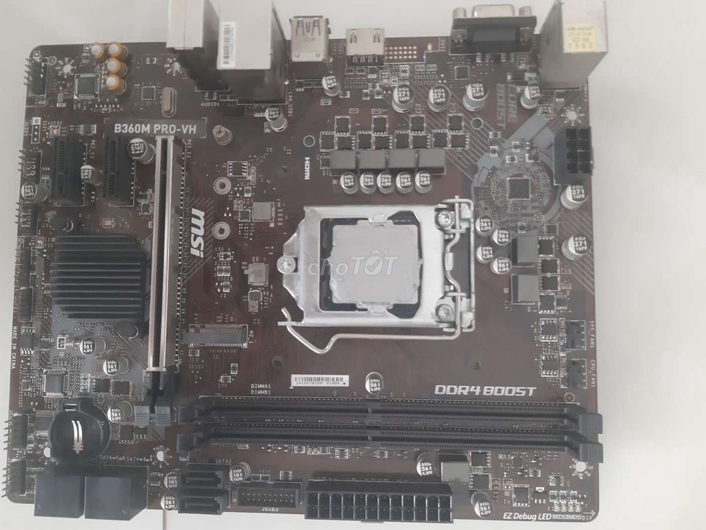 Bo mạch chủ MSI B360M PRO-VH 9400F. Mua bán Linh kiện (RAM, Card...) tại Quận Bình Thuỷ Cần Thơ được đăng bởi qui rua hình 1