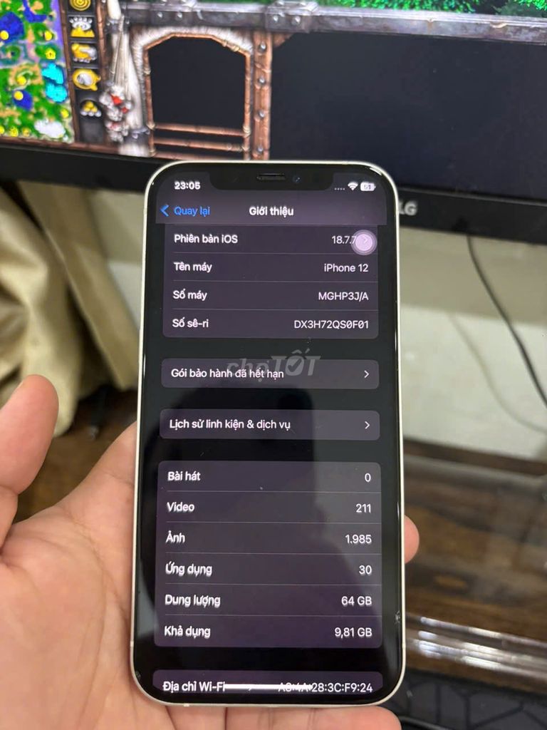 Apple iPhone 12 64GB Trắng. Mua bán Điện thoại tại Quận Tân Bình Tp Hồ Chí Minh được đăng bởi Nguyễn Trọng Dũng hình 1