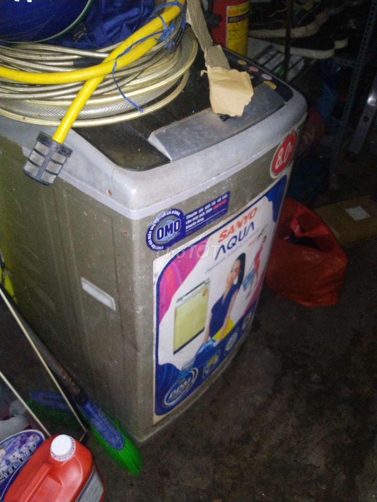 Máy giặt Sanyo Aqua Xám. Mua bán Máy giặt tại Quận Ba Đình Hà Nội được đăng bởi Hoang Do vu hình 1