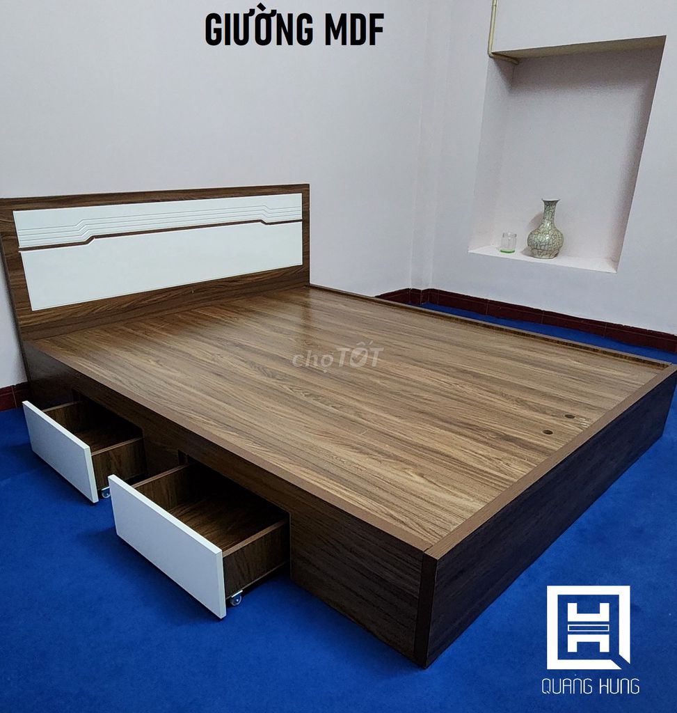 GIƯỜNG MDF-GIƯỜNG MDF=GIƯỜNG MDF=GIƯỜNG MDF$GIƯỜNG. Mua bán Giường, chăn ga gối nệm tại Thành phố Biên Hòa Đồng Nai được đăng bởi NỘI THẤT NHÀ XINH hình 1