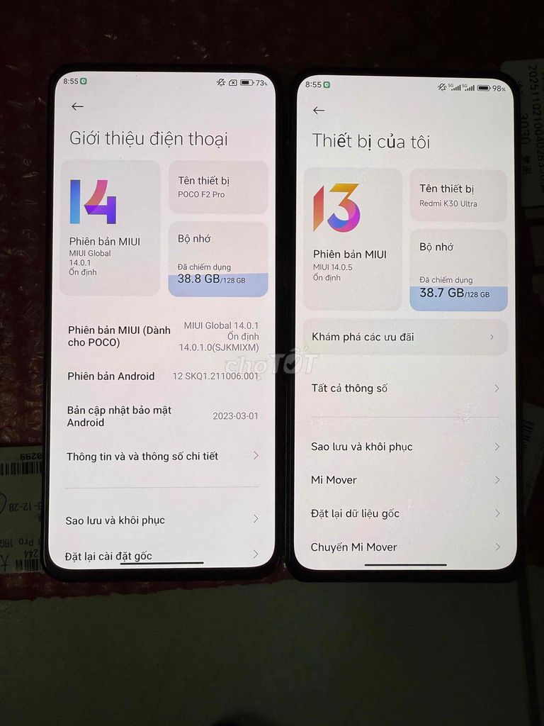 Xiaomi K30 Ultra 8GB/128GB Đen. Mua bán Điện thoại tại Thị xã Bến Cát Bình Dương được đăng bởi nam hưng hình 1