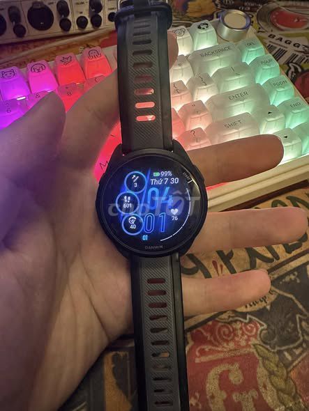 Garmin Forerunner 165 Đen/Xám. Mua bán Thiết bị đeo thông minh tại Quận Ba Đình Hà Nội được đăng bởi Hội Đồ Điện Tử hình 1