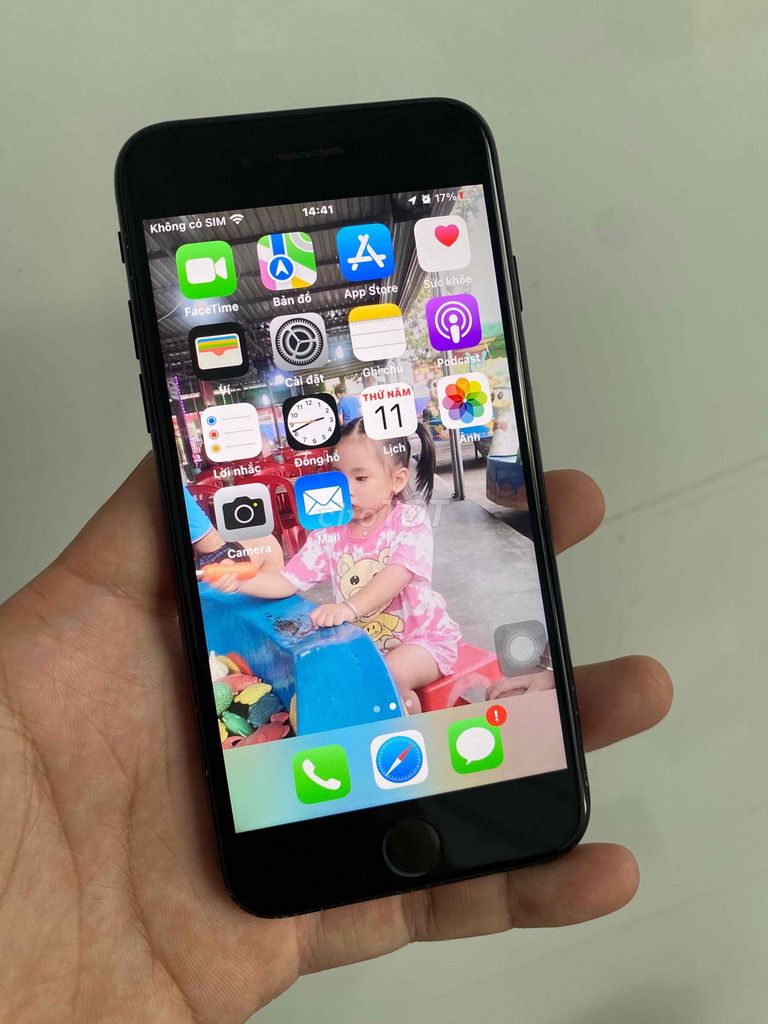 Apple iPhone 7g 128GB Đen. Mua bán Điện thoại tại Thị xã Tân Uyên Bình Dương được đăng bởi điện thoại cũ Tân Uyên  hình 1