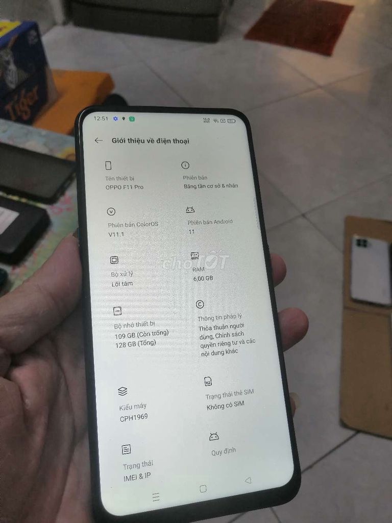 Oppo F11 pro ram6g/128g,camera thò thụt,2Sim good