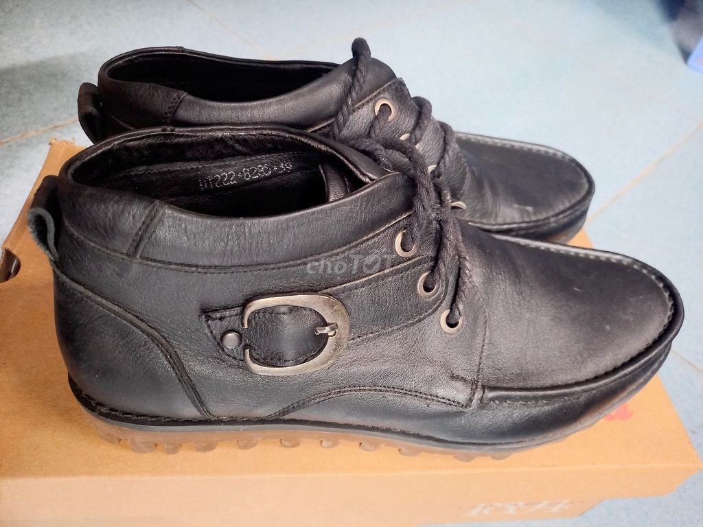 Giày da Clarks nam chính hãng size 39 (25.5cm).