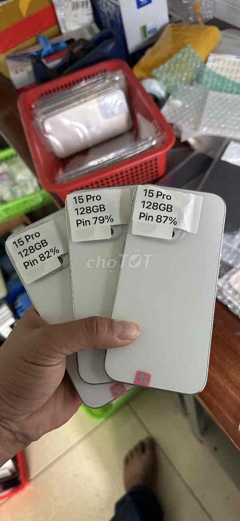 15 Pro 128GB trắng ll/a 99 keng. Mua bán Điện thoại tại Thành phố Bến Tre Bến Tre được đăng bởi Trương Thanh Minh hình 1
