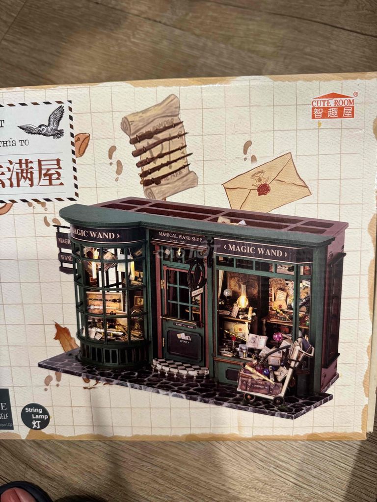 thanh lí 3 set ráp tí hon trí tuệ + tặng kệ+ tranh