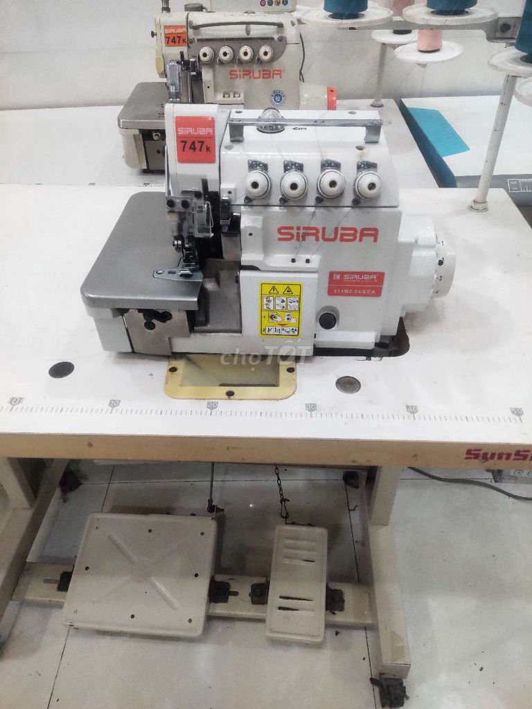 Máy vắt sổ Siruba 747k 2 kim 4 chỉ đã sử dụng. Mua bán Đồ chuyên dụng, Giống nuôi trồng tại Quận 12 Tp Hồ Chí Minh được đăng bởi lập liêu hình 1