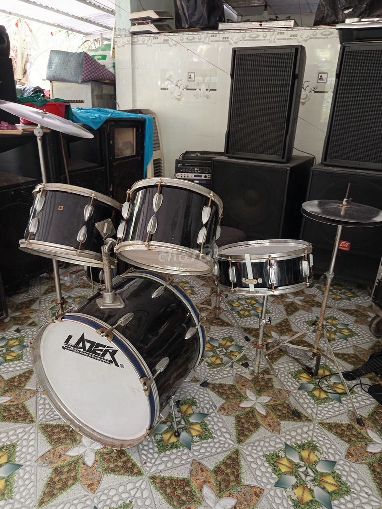 Trống jazz Kim loại và gỗ Đen. Mua bán Nhạc cụ tại Huyện Chợ Gạo Tiền Giang được đăng bởi Nguyễn Ngọc Tuấn  hình 1